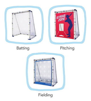 All Star 3-in-1 Baseball Trainer Set