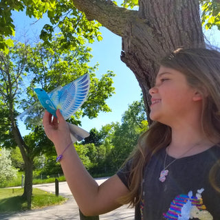eBird Remote Control Bionic Flying Blue Pigeon