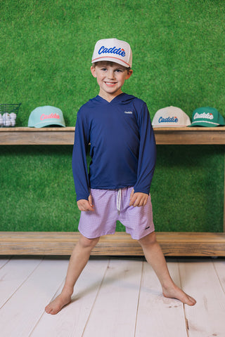 Youth Caddie Putt N Plunge Shorts - Purple