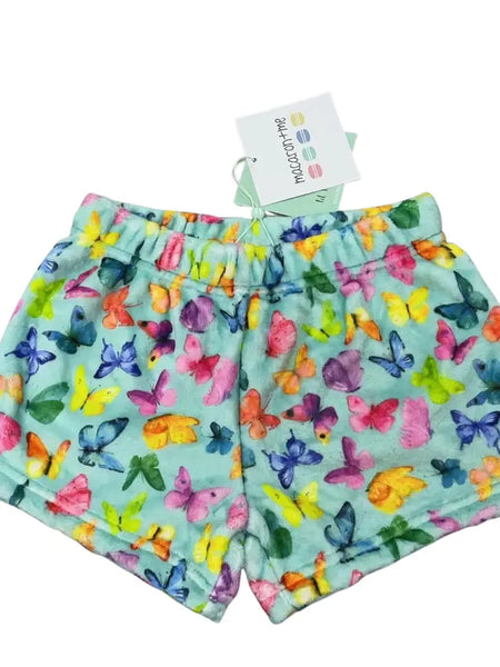 Macaron + Me Butterflies Plush Shorts