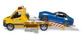 Bruder Sprinter Tow Truck with Roadster and Light/Sound Module