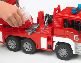 Bruder MAN TGA Fire Engine w/ Ladder Water Pump & Light/Sound Module