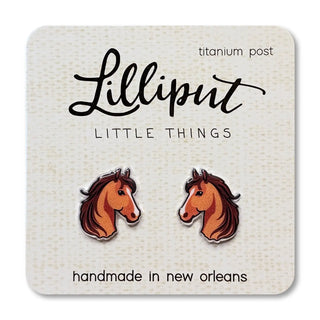Lilliput Little Things Earrings - Horse Earrings