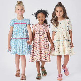 Pink Chicken Cloud Pink Cherry Stevie Dress