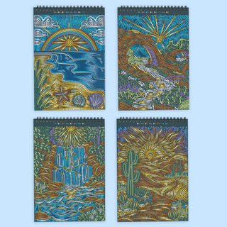 FlowArt Majestic Earth Dot-By-Letter Metallic pad, additional view
