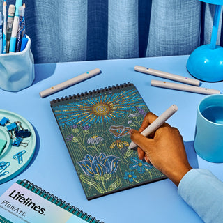 FlowArt Majestic Earth Dot-By-Letter Metallic pad, additional view
