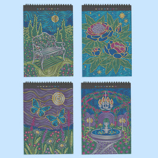 FlowArt Moonlit Garden Dot-By-Letter Metallic pad, additional view
