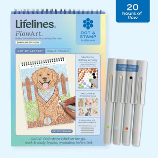 FlowArt Wags & Whiskers Dot-By-Letter pad