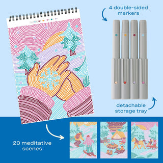 FlowArt Winter Wonderland Dot-By-Letter pad, additional view