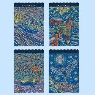 FlowArt Winter's Glow Dot-By-Letter Metallic pad, additional view