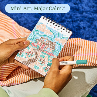 FlowArt Mini Coastal Calm Dot-By-Letter pad, additional view