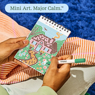 FlowArt Mini Cottage Garden Dot-By-Letter pad, additional view