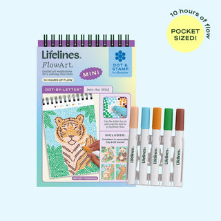 FlowArt Mini Into the Wild Dot-By-Letter pad