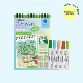 FlowArt Mini Plant Paradise Dot-By-Letter pad