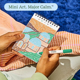 FlowArt Mini Postcard Places Dot-By-Letter pad, additional view