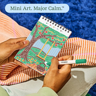 FlowArt Mini Small Town Serenity Dot-By-Letter pad, additional view