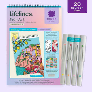 FlowArt Citrus Coastline Scented Color-to-Reveal pad