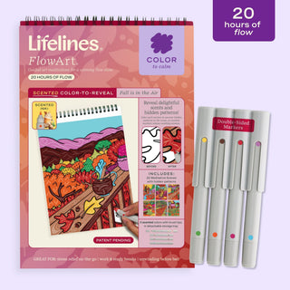 FlowArt Fall is in the Air Scented Color-to-Reveal pad
