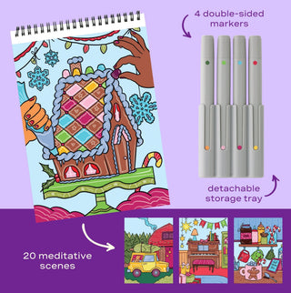 FlowArt Home for the Holidays Scented Color-to-Reveal pad, additional view