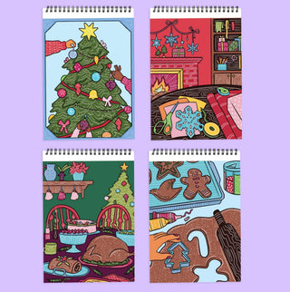 FlowArt Home for the Holidays Scented Color-to-Reveal pad, additional view