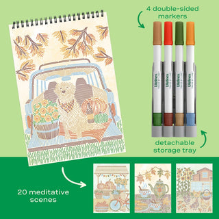 FlowArt Fall Harvest Trace-By-Line pad, additional view