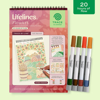 FlowArt Fall Harvest Trace-By-Line pad