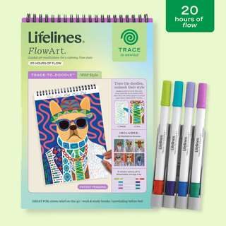 FlowArt Wild Style Trace-To-Doodle pad