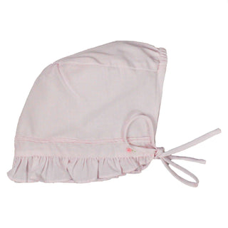 Petit Ami- NB Flower Embroidered Heirloom Bubble w/ Hat
