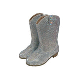 Silver Crystal Cowgirl Boots
