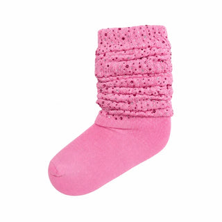 Bari Lynn Fully Crystallized Scrunchy Socks