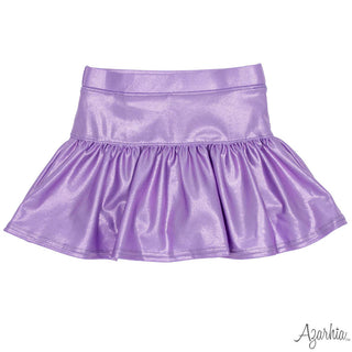 Azarhia Gathered Skort - Lavender Shimmer