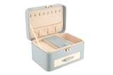 Multi Compartment Jewelry Box - Blue