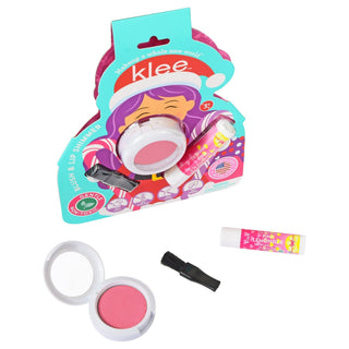 Glacier Pop Camden Spark natural mineral blush and Pink Lemonade lip shimmer