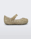 Mini Melissa Campana Papel Baby Shoes - Gold