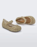 Mini Melissa Campana Papel Baby Shoes - Gold