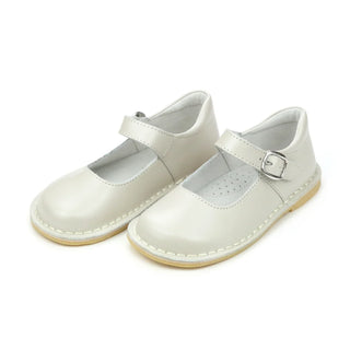 L’amour - Grace Leather Mary Jane - Lt Stone