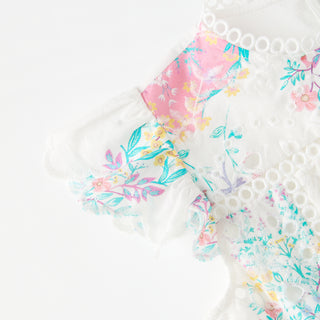 Marlo Kids Gracie Embroidered Mini Dress