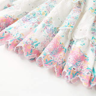 Marlo Kids Gracie Embroidered Mini Dress
