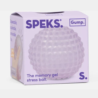 Speks Gump Surface Textured Memory Gel Stress Ball Purple - Scale Mist