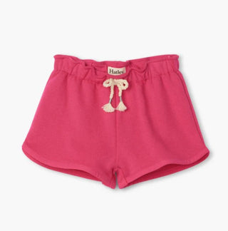 Hatley Fuchsia Knit Paper Bag Shorts