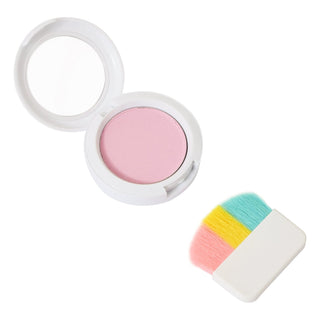 Holiday Giggles kids makeup kit with Fireside Cookies roll-on fragrance