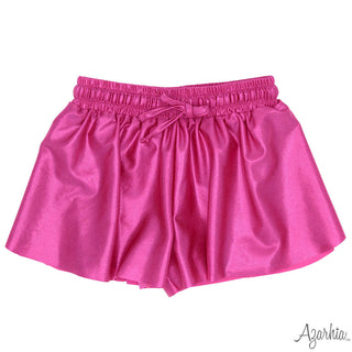 Azarhia Shimmer Butterfly Shorts - Hot Pink