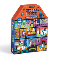 Mudpuppy Spooky House Shaped Puzzle