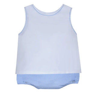 Baby Sen Bailey Diaper Set Blue Stitch