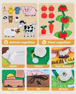 Joycat Busy Book - Farm Animals