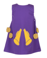 Purple & Gold Gameday Jumper Dress