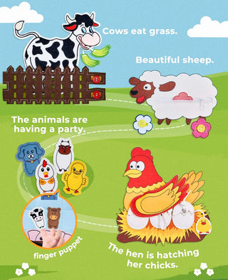 Joycat Busy Book - Farm Animals