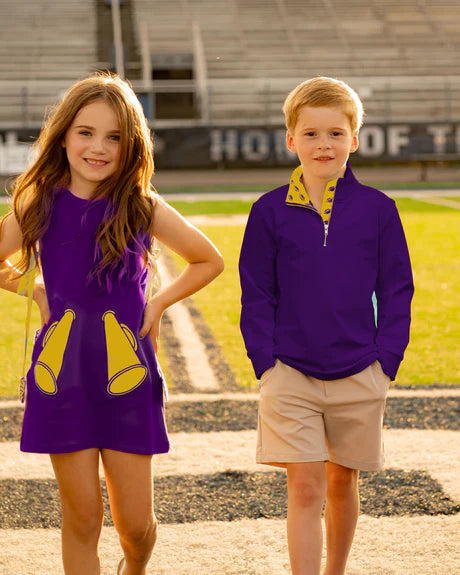 Game Day Jumper - Purple and Gold 2T Game Day Jumper - Purple and Gold 2T