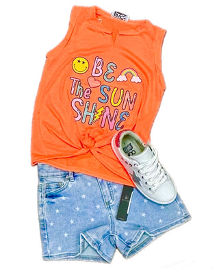 Rock Candy Neon Orange Be the Sunshine Tank Top