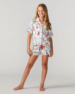 Sunshine Society Kids Christmas 12 Days Silky Set